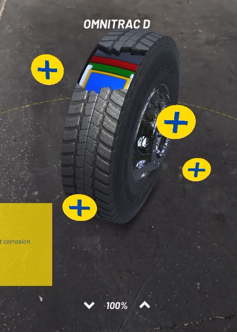 002 Tyre Omnitrac D Durashield Augmented Reality S