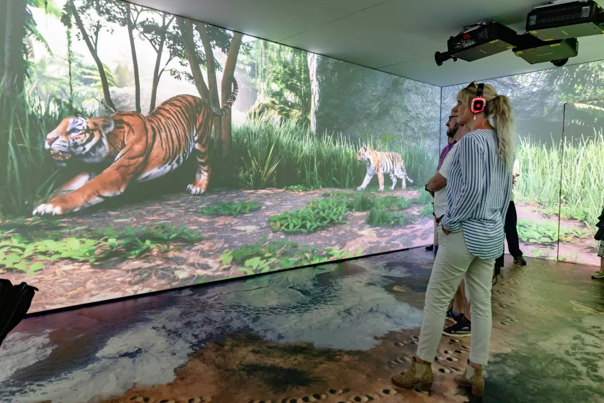 zoo of the future - 360 projection mapping