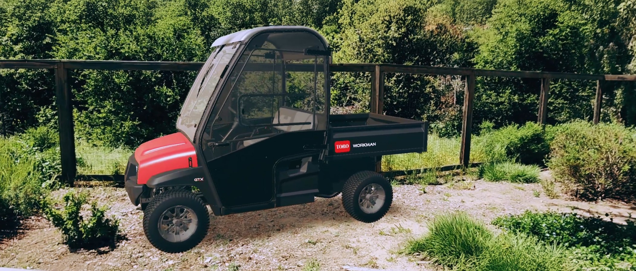 Toro augmented reality configurator: a Workman utility vehicle explored on a phone