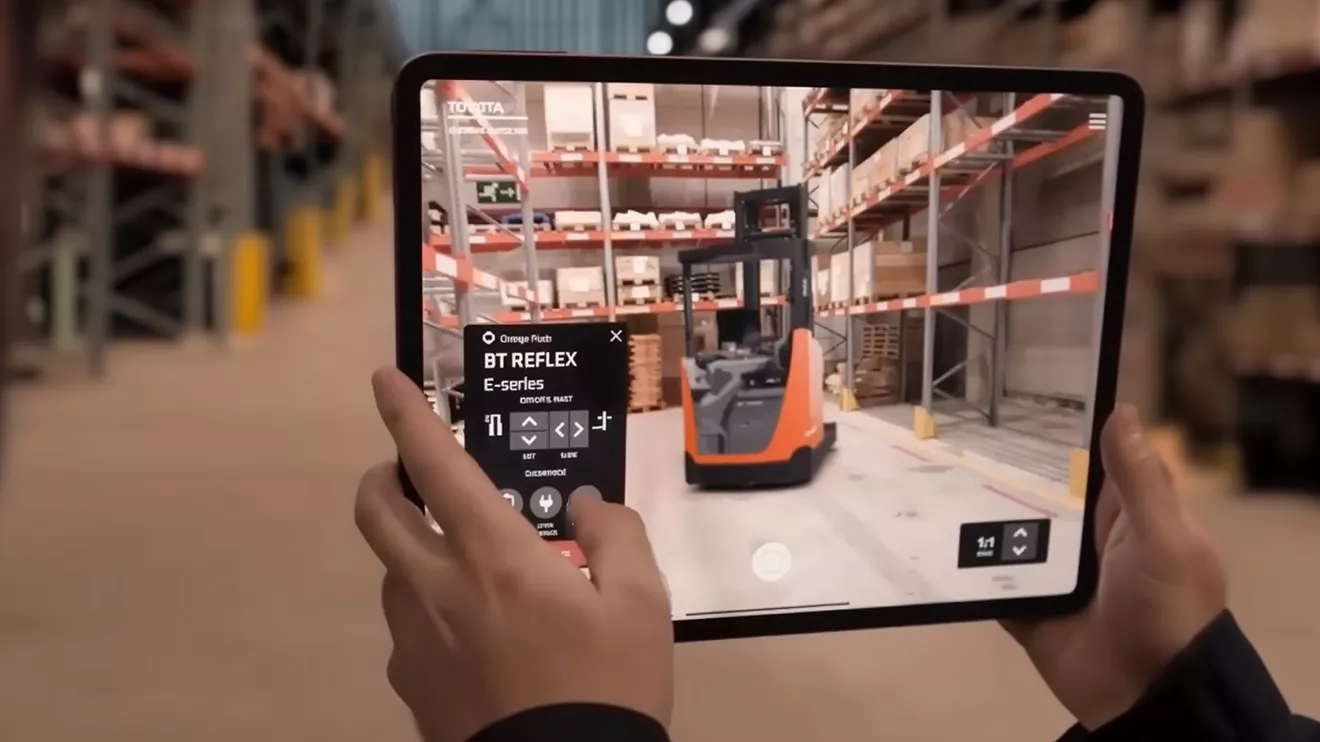 Product Explorer Ipad Pro Augmented Reality Toyota Material Handling