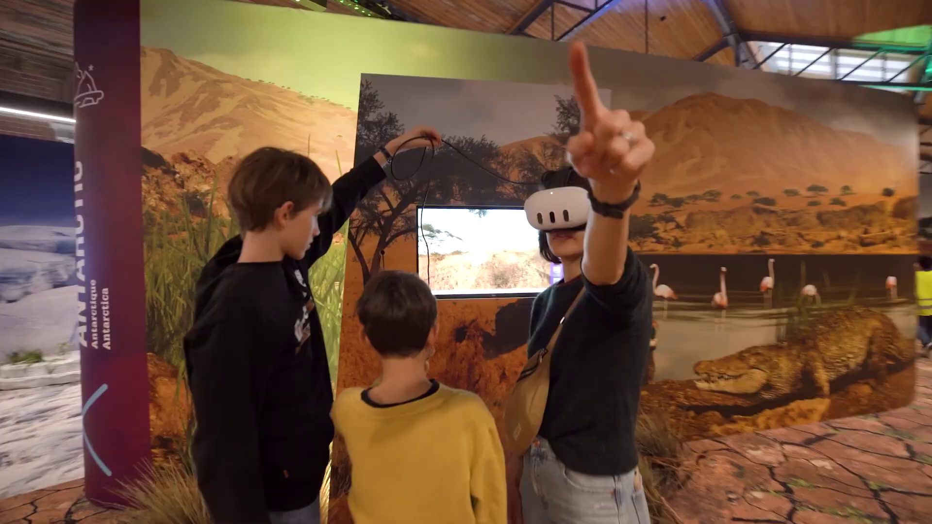 Savannah immersive environment at Zoo of the Future, Brussels — designed by RealityMatters