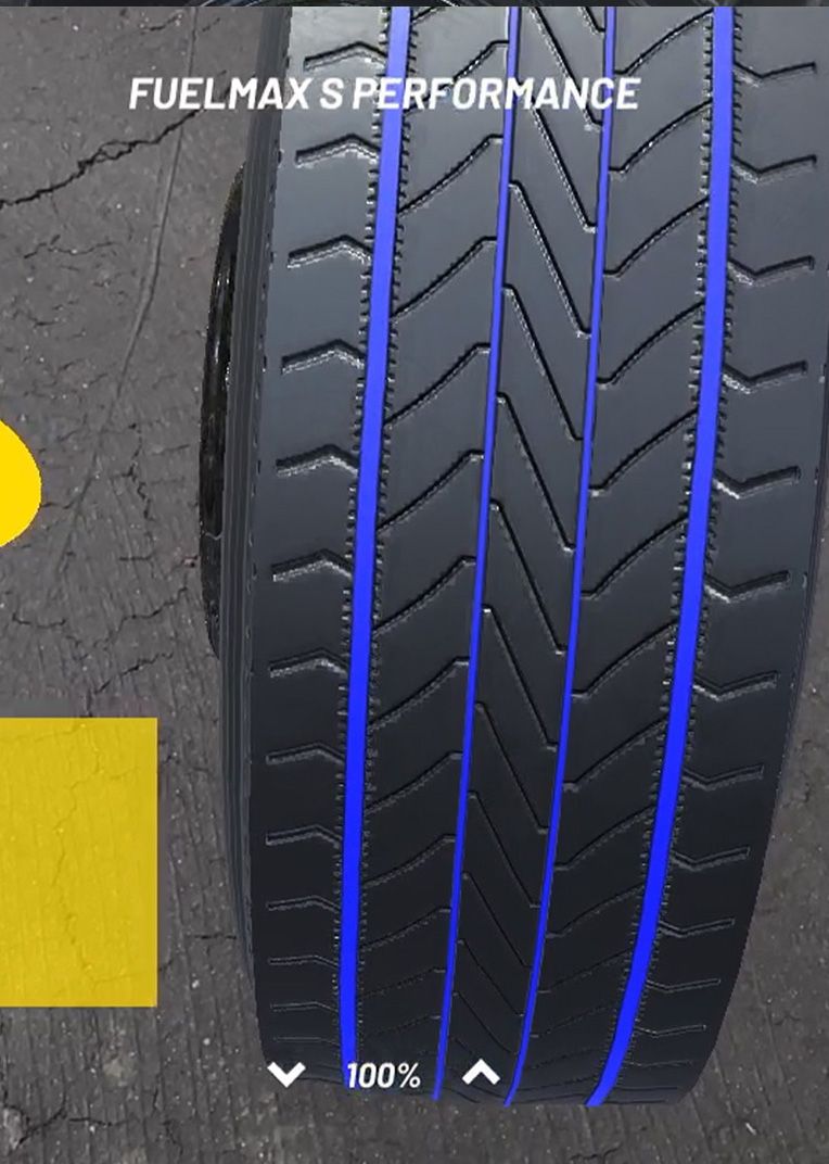 002 Tyre Goodyear Optimized Groove Distribution S