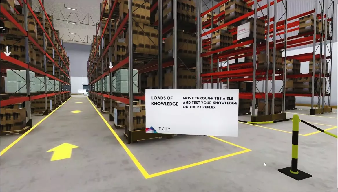 T City Toyota Enterprise Metaverse Event Warehouse