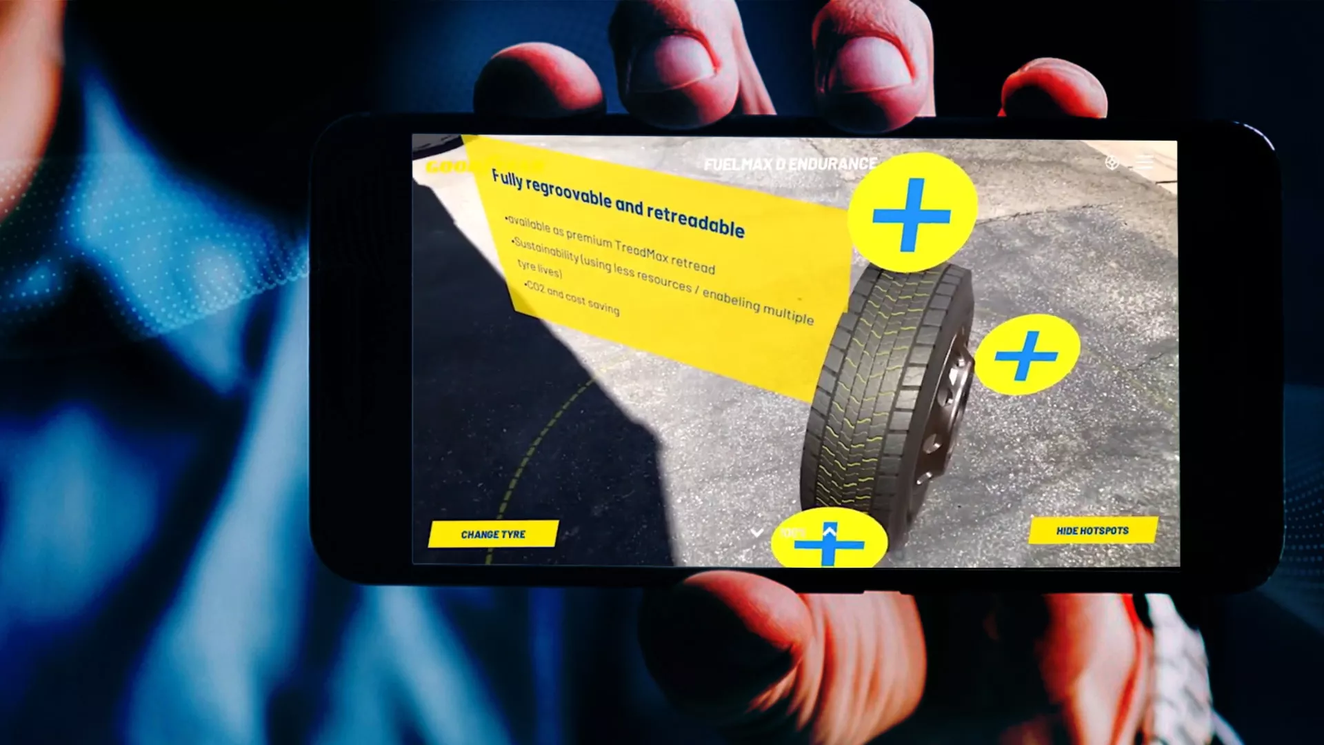 Goodyear Augmented Reality Tyre Realitymatters