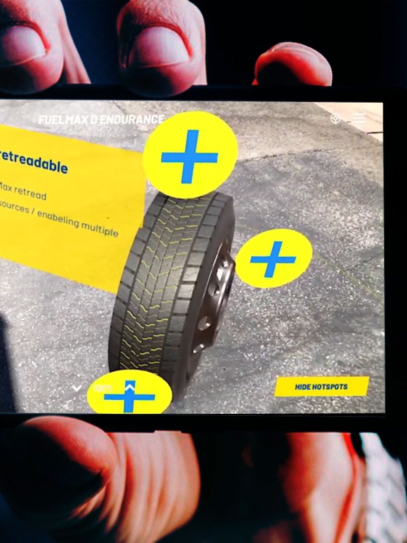 Goodyear Augmented Reality Tyre Realitymatters